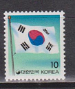 Южная Корея 1993, Флаг, 1 марка-миниатюра
